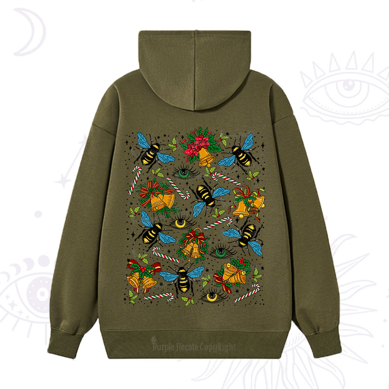 Purplehecate Christmas The Bee's Knees Hoodie