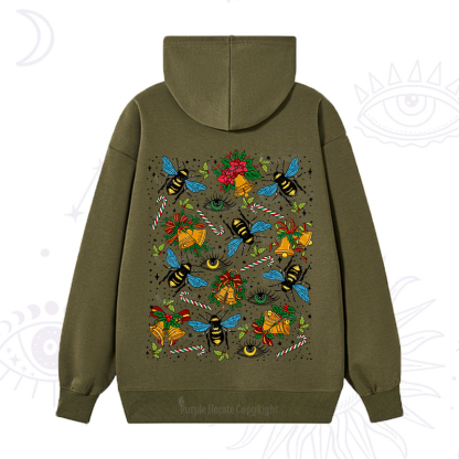 Purplehecate Christmas The Bee's Knees Hoodie