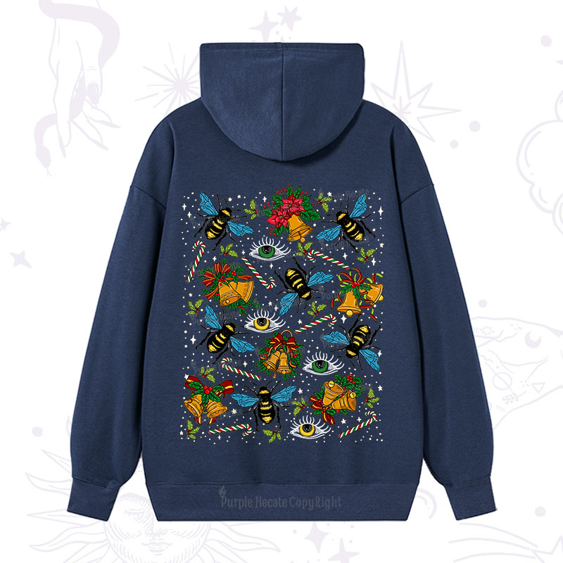 Purplehecate Christmas The Bee's Knees Hoodie