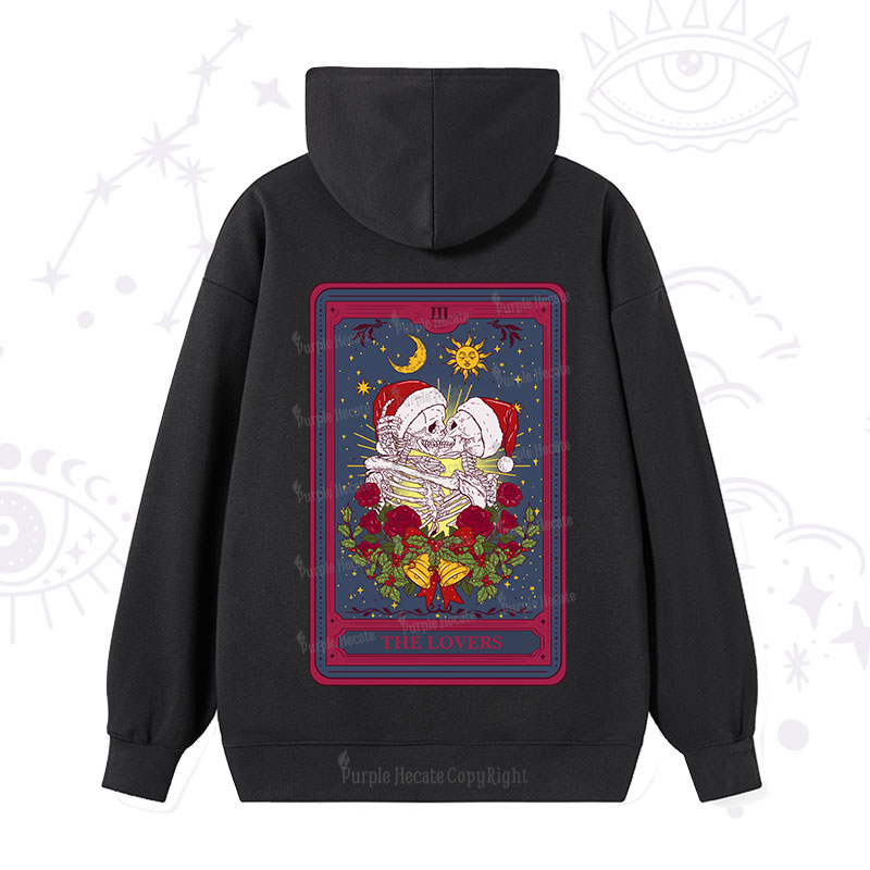 Purplehecate Christmas The Lovers Tarot Hoodie