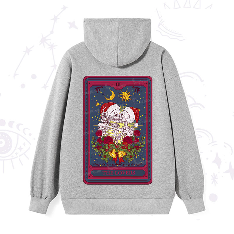 Purplehecate Christmas The Lovers Tarot Hoodie