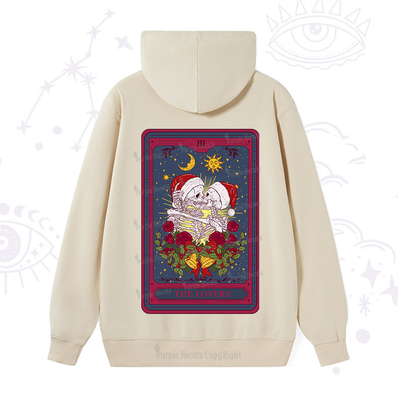 Purplehecate Christmas The Lovers Tarot Hoodie