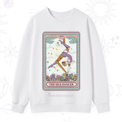 Purplehecate The Aerial Hoop Star Tarot Card Sweatshirt
