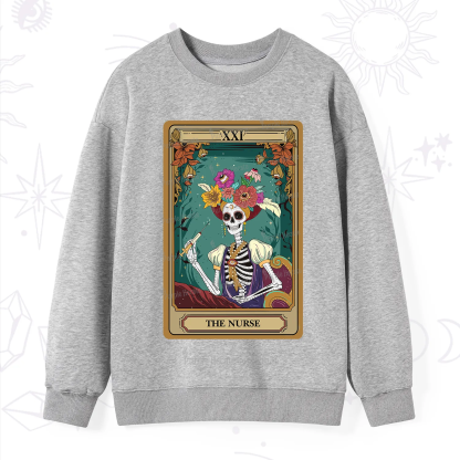 Purplehecate The Nurse Funny Tarot Card Sweatshirt