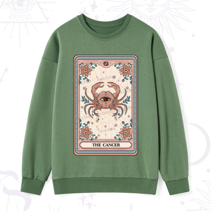 Purplehecate The Cancer Tarot Card Sweatshirt