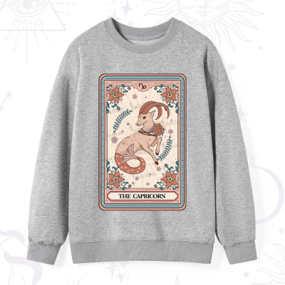 Purplehecate The Capricorn Tarot Card Sweatshirt