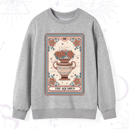 Purplehecate The Aquarius Tarot Card Sweatshirt