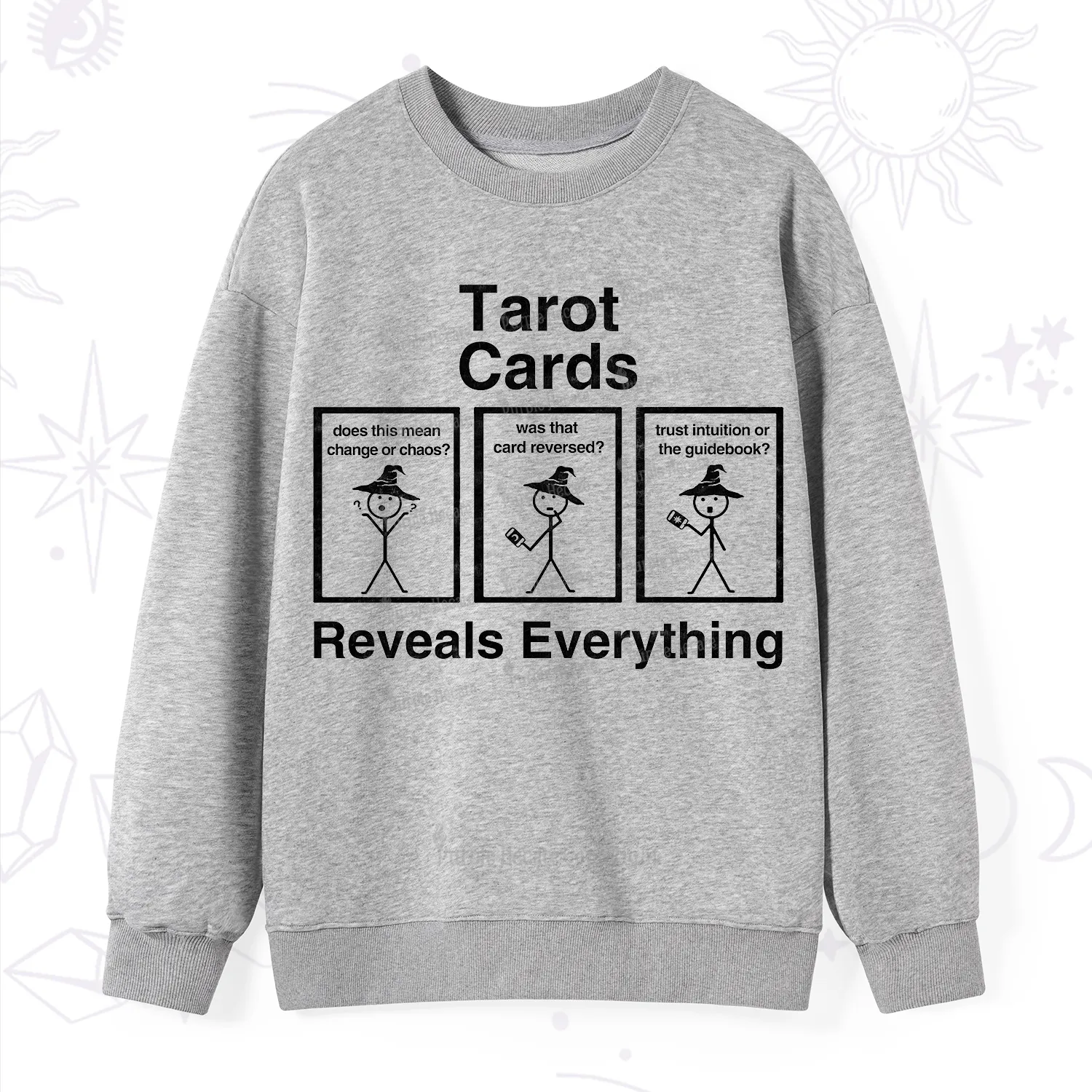 Purplehecate Tarot Card Reveals Everything Sweatshirt