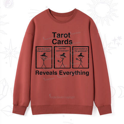 Purplehecate Tarot Card Reveals Everything Sweatshirt