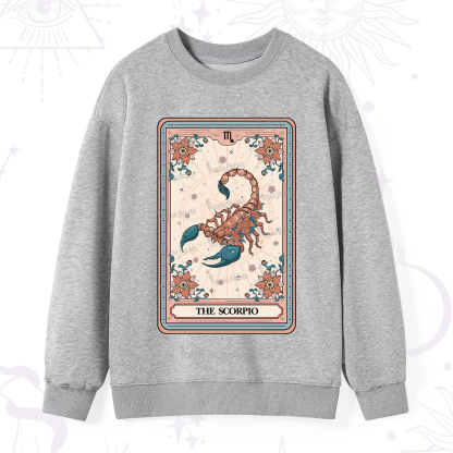 Purplehecate The Scorpio Tarot Card Sweatshirt
