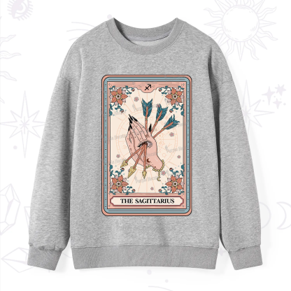 Purplehecate The Sagittarius Tarot Card Sweatshirt