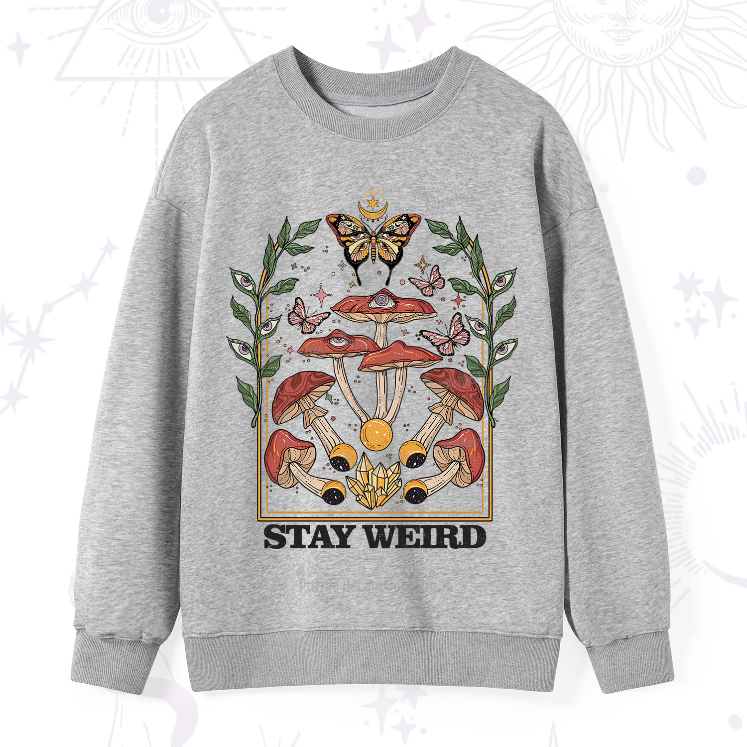 Purplehecate Stay Weird Sweatshirt