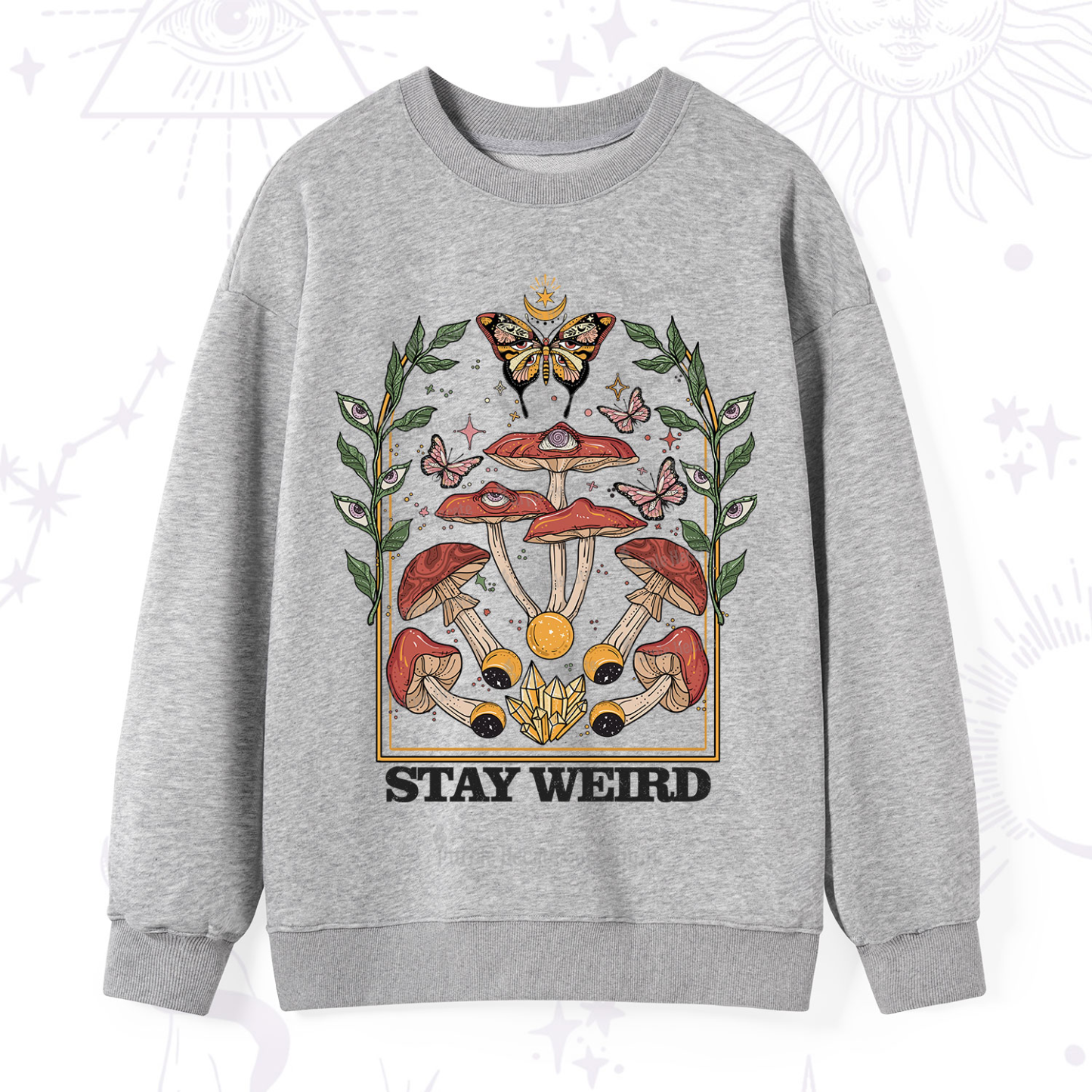 Purplehecate Stay Weird Sweatshirt
