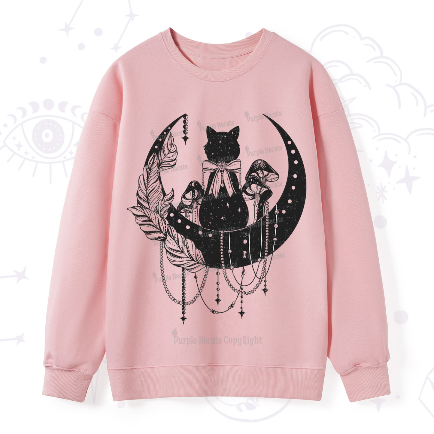 Purplehecate Hecate's Triple Moon Sweatshirt