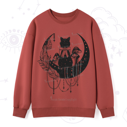 Purplehecate Hecate's Triple Moon Sweatshirt