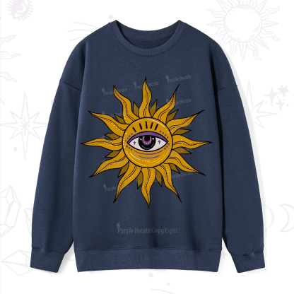 Purplehecate Eye of the Sun Sweatshirt
