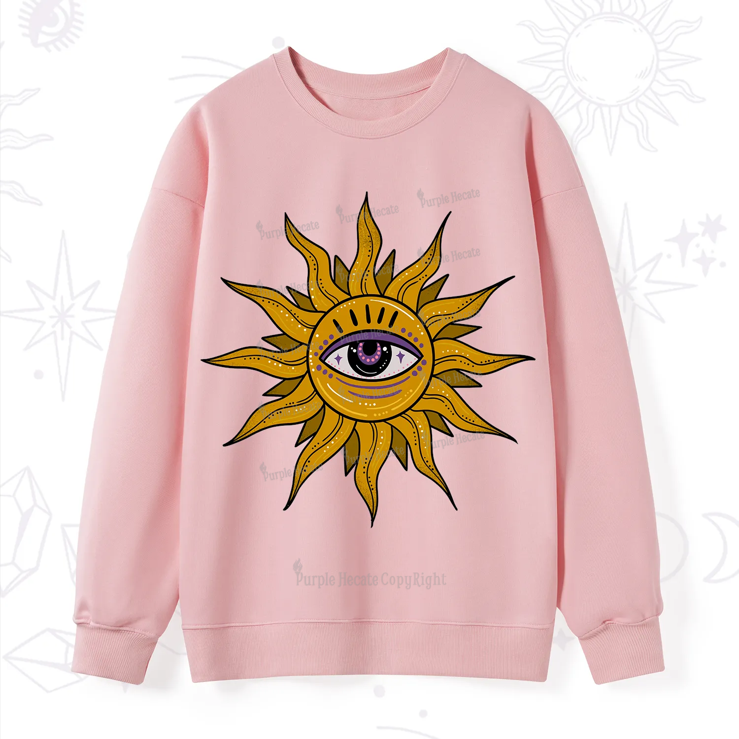 Purplehecate Eye of the Sun Sweatshirt