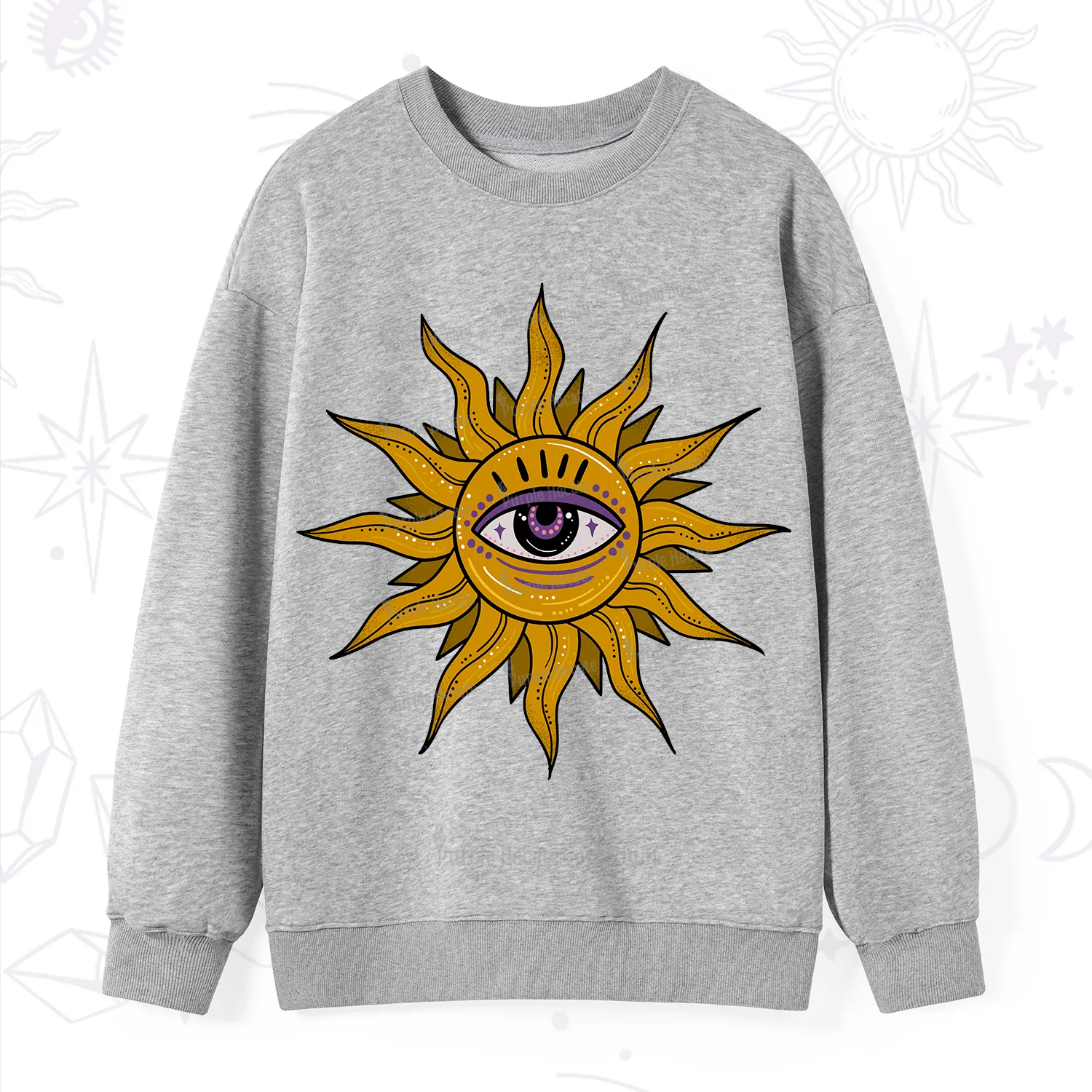 Purplehecate Eye of the Sun Sweatshirt