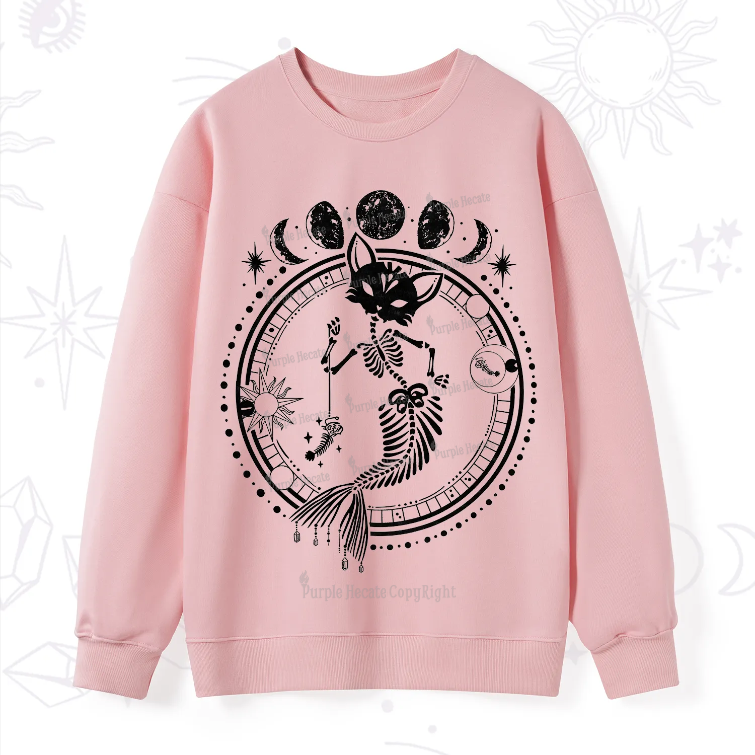 Purplehecate Purr-maid Prophecy Sweatshirt