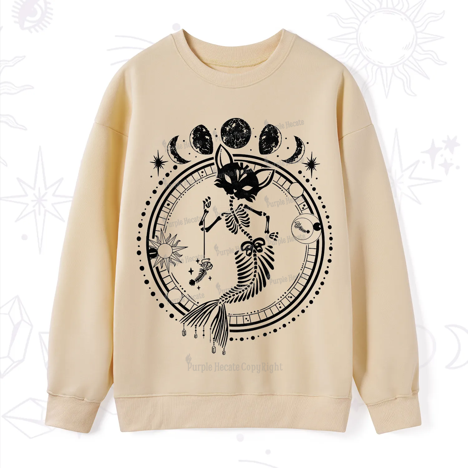 Purplehecate Purr-maid Prophecy Sweatshirt