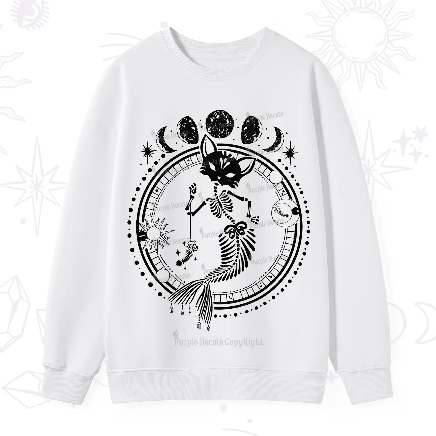 Purplehecate Purr-maid Prophecy Sweatshirt