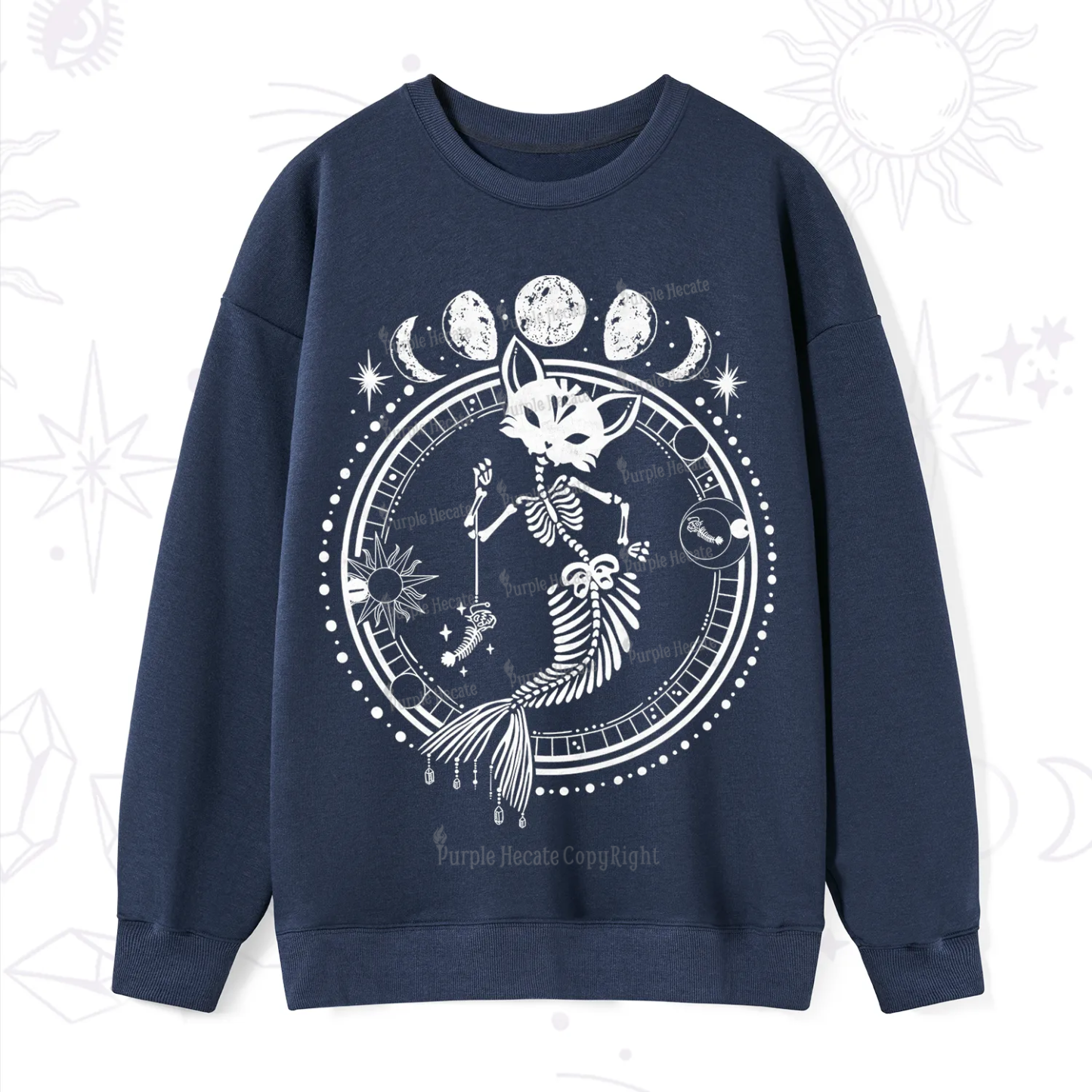 Purplehecate Purr-maid Prophecy Sweatshirt