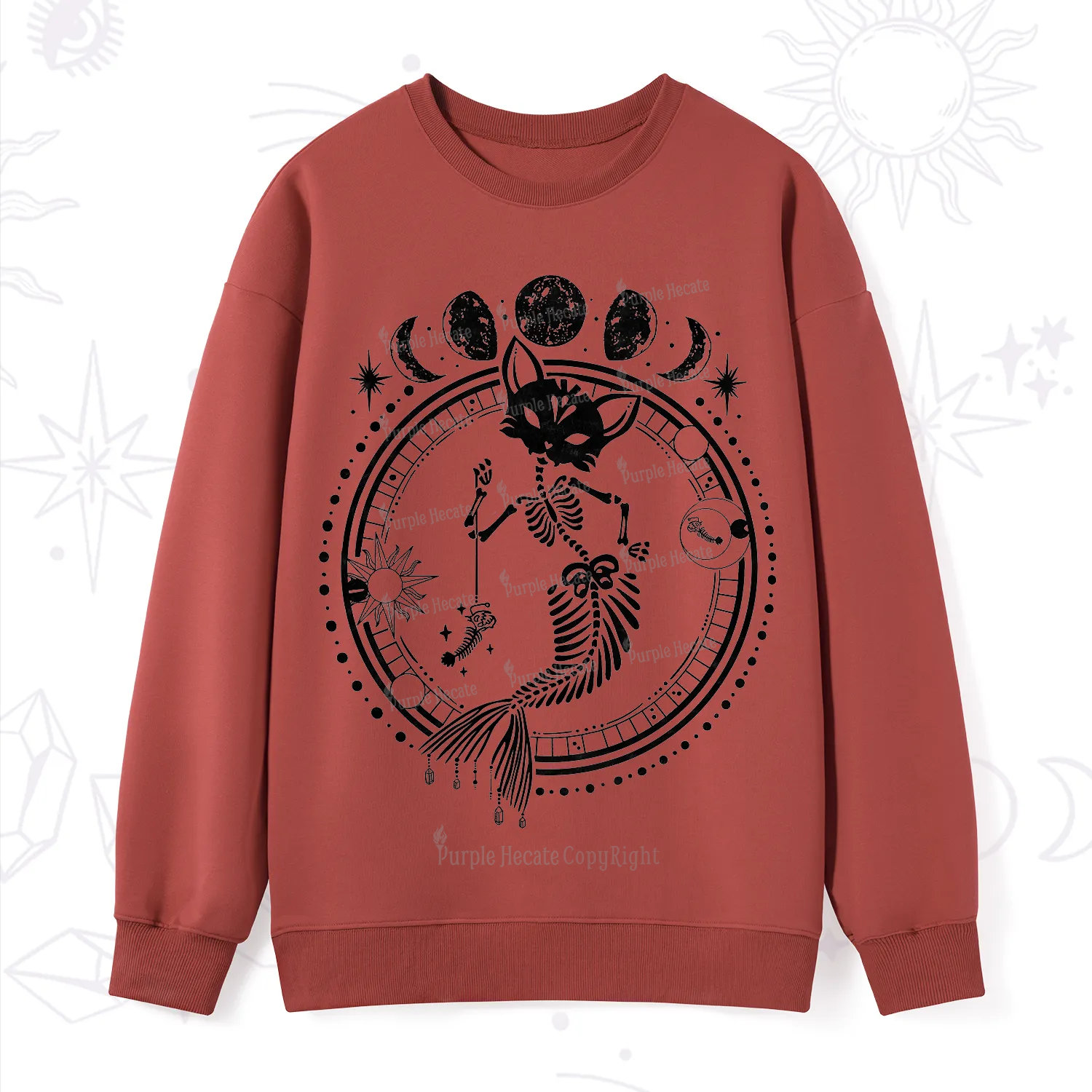 Purplehecate Purr-maid Prophecy Sweatshirt