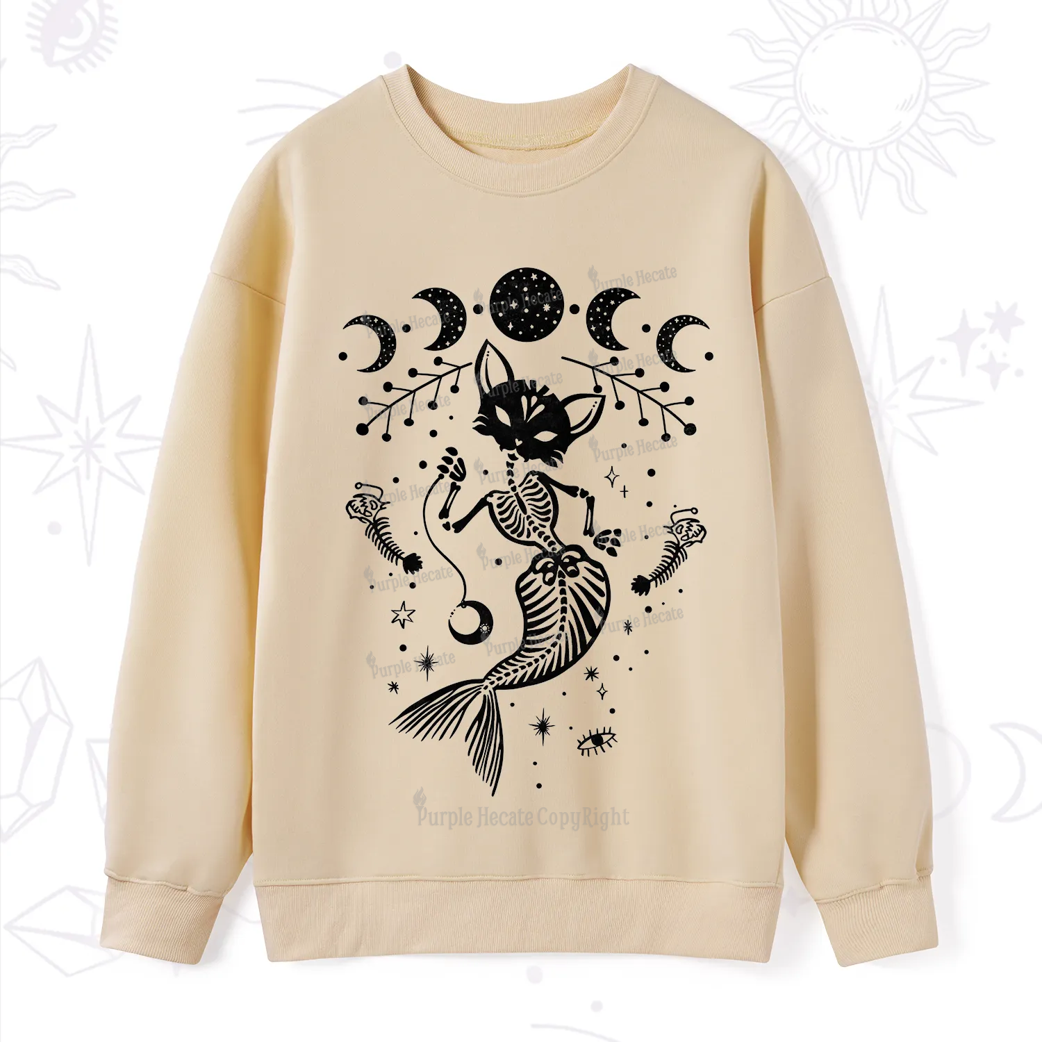 Purplehecate Purr-maid Tales Sweatshirt