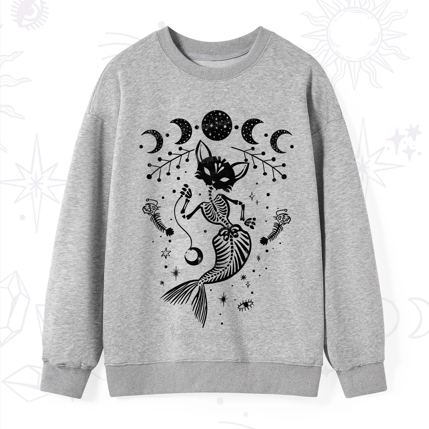 Purplehecate Purr-maid Tales Sweatshirt