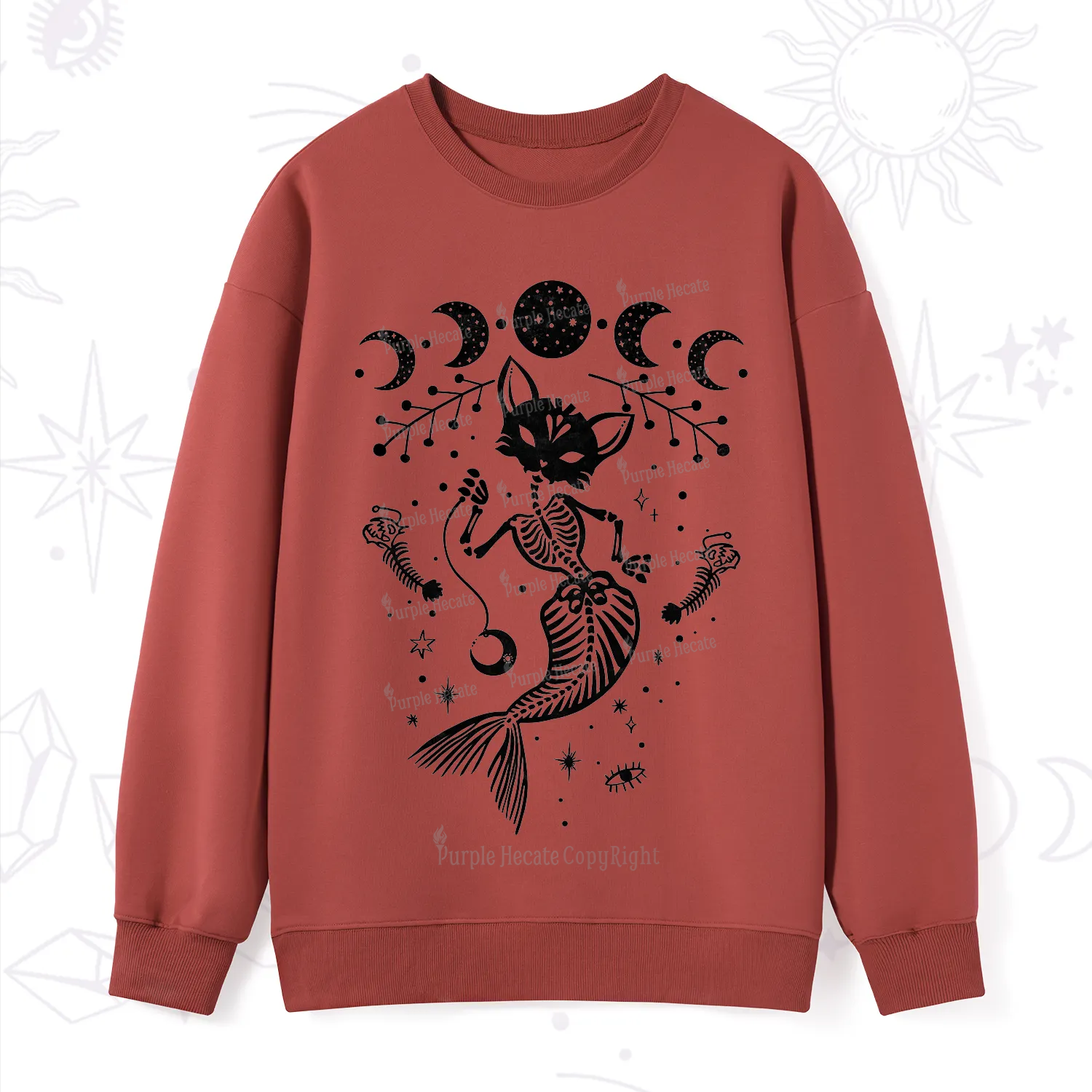 Purplehecate Purr-maid Tales Sweatshirt