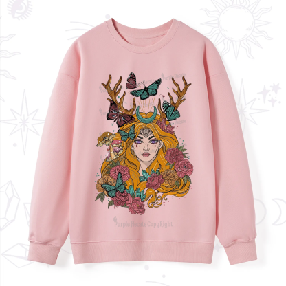 Purplehecate Butterfly Flutter Sweatshirt