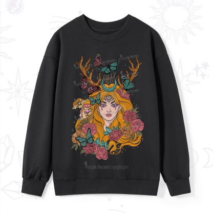 Purplehecate Butterfly Flutter Sweatshirt