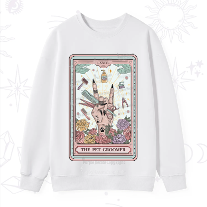 Purplehecate The Pet Groomer Tarot Card Sweatshirt