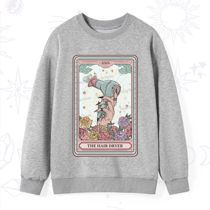 Purplehecate The Hair Dryer Life Tarot Sweatshirt