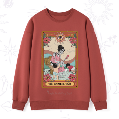 Purplehecate The Number Two Tarot Sweatshirt