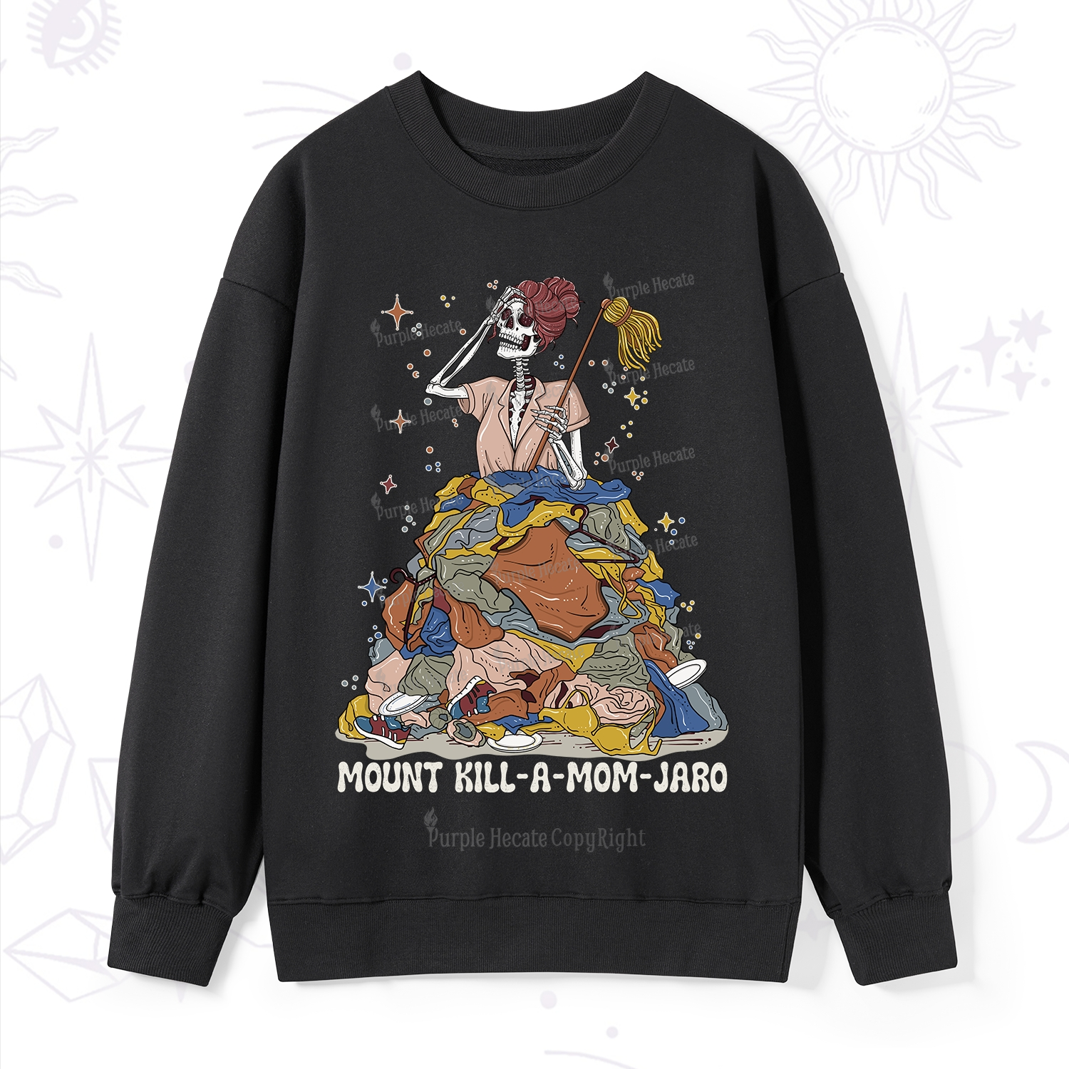 Purplehecate Mount Mom's Chaos Sweatshirt