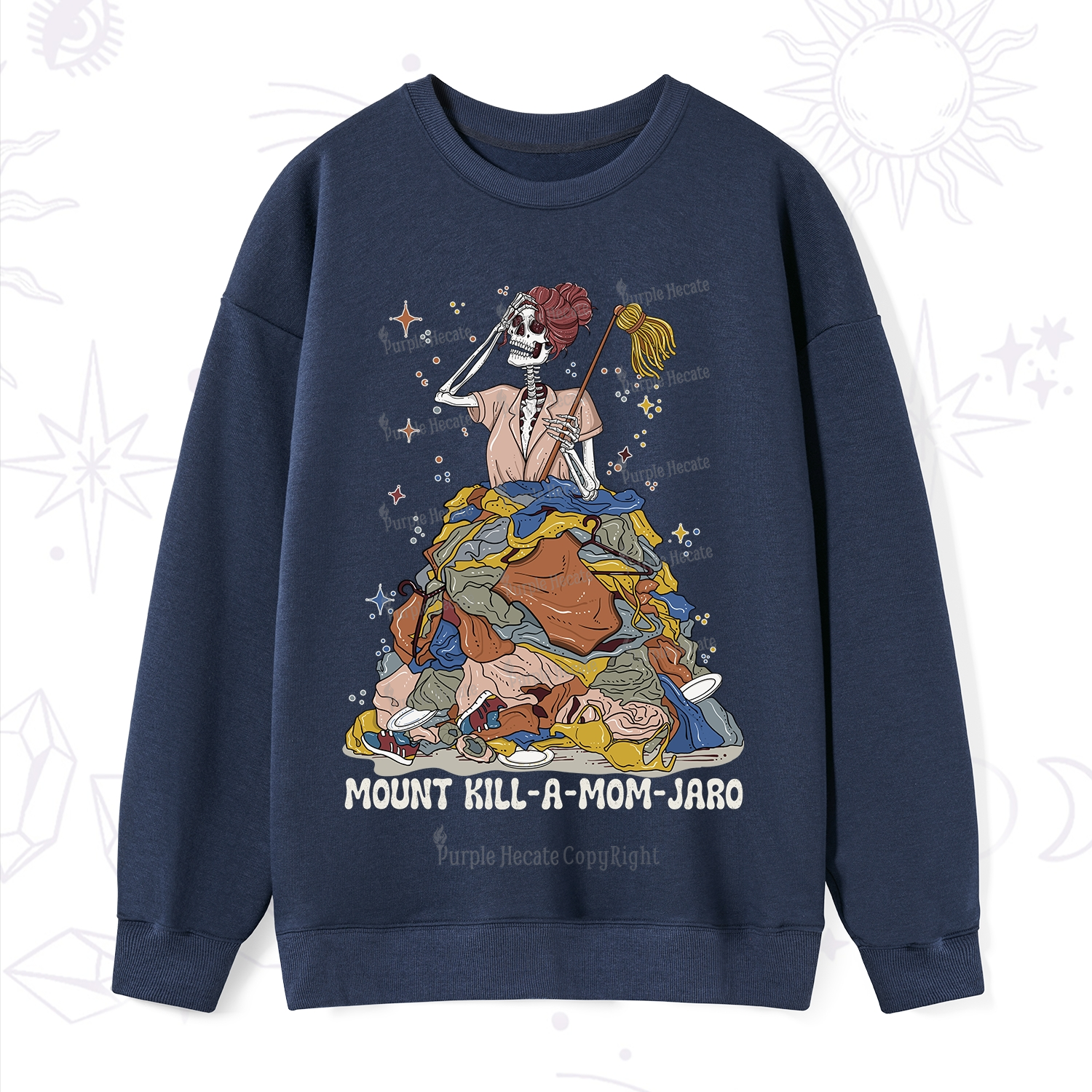 Purplehecate Mount Mom's Chaos Sweatshirt
