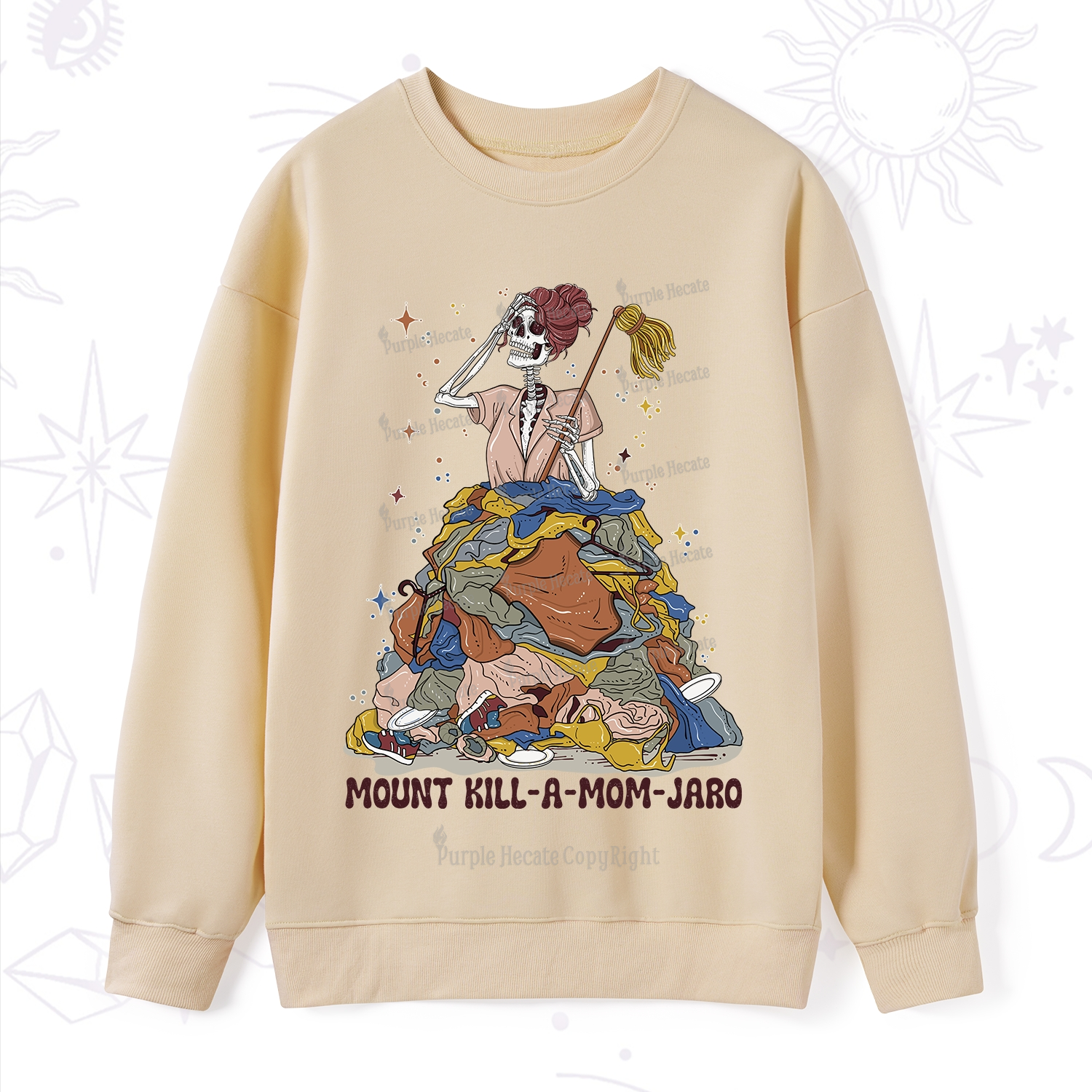 Purplehecate Mount Mom's Chaos Sweatshirt