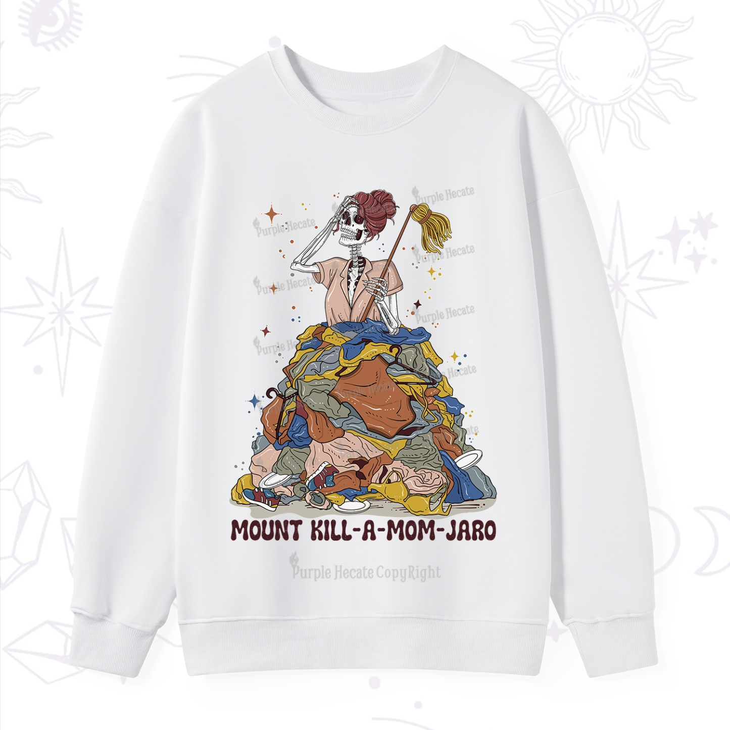 Purplehecate Mount Mom's Chaos Sweatshirt