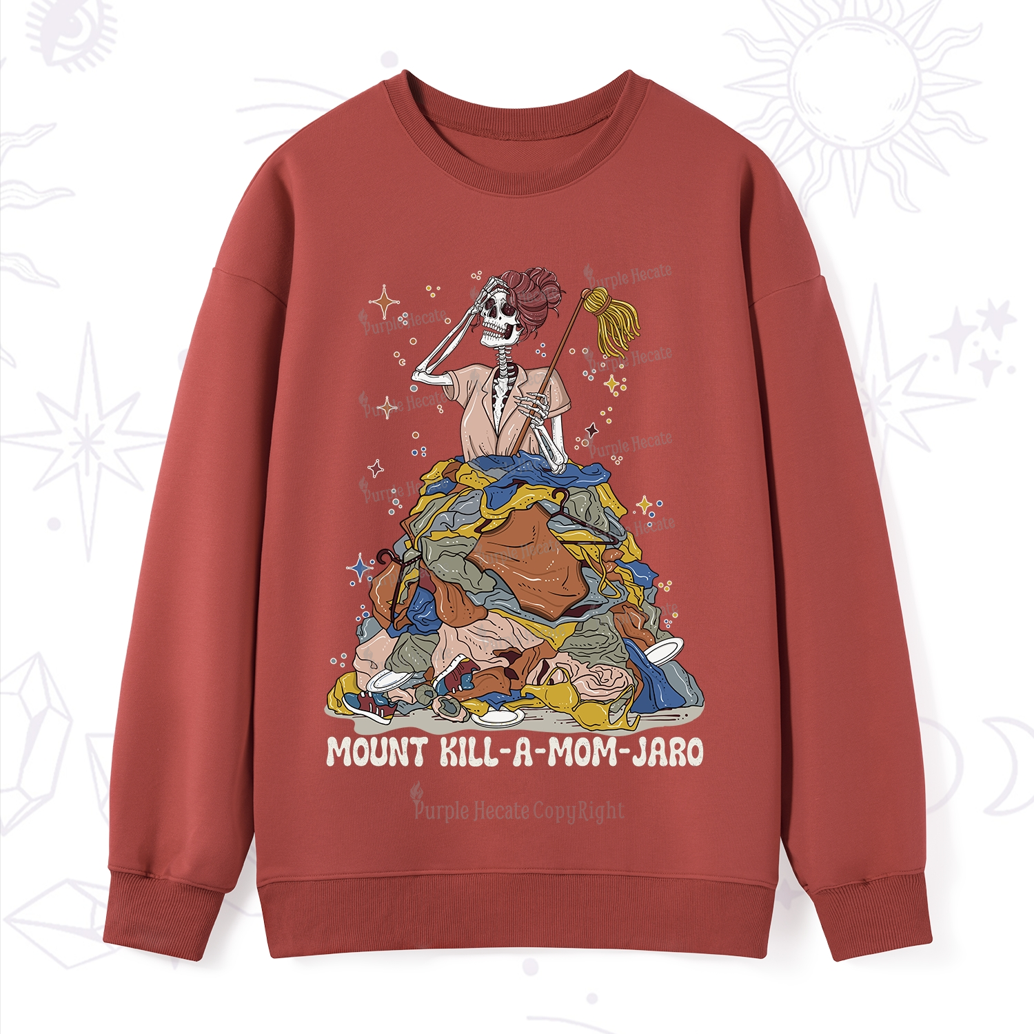 Purplehecate Mount Mom's Chaos Sweatshirt