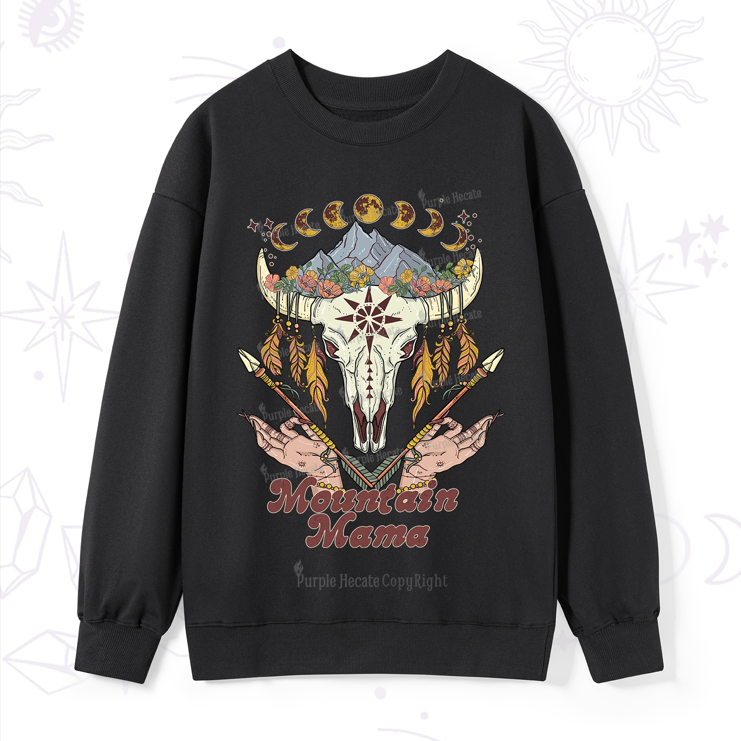 Purplehecate Mountain Mama Sweatshirt