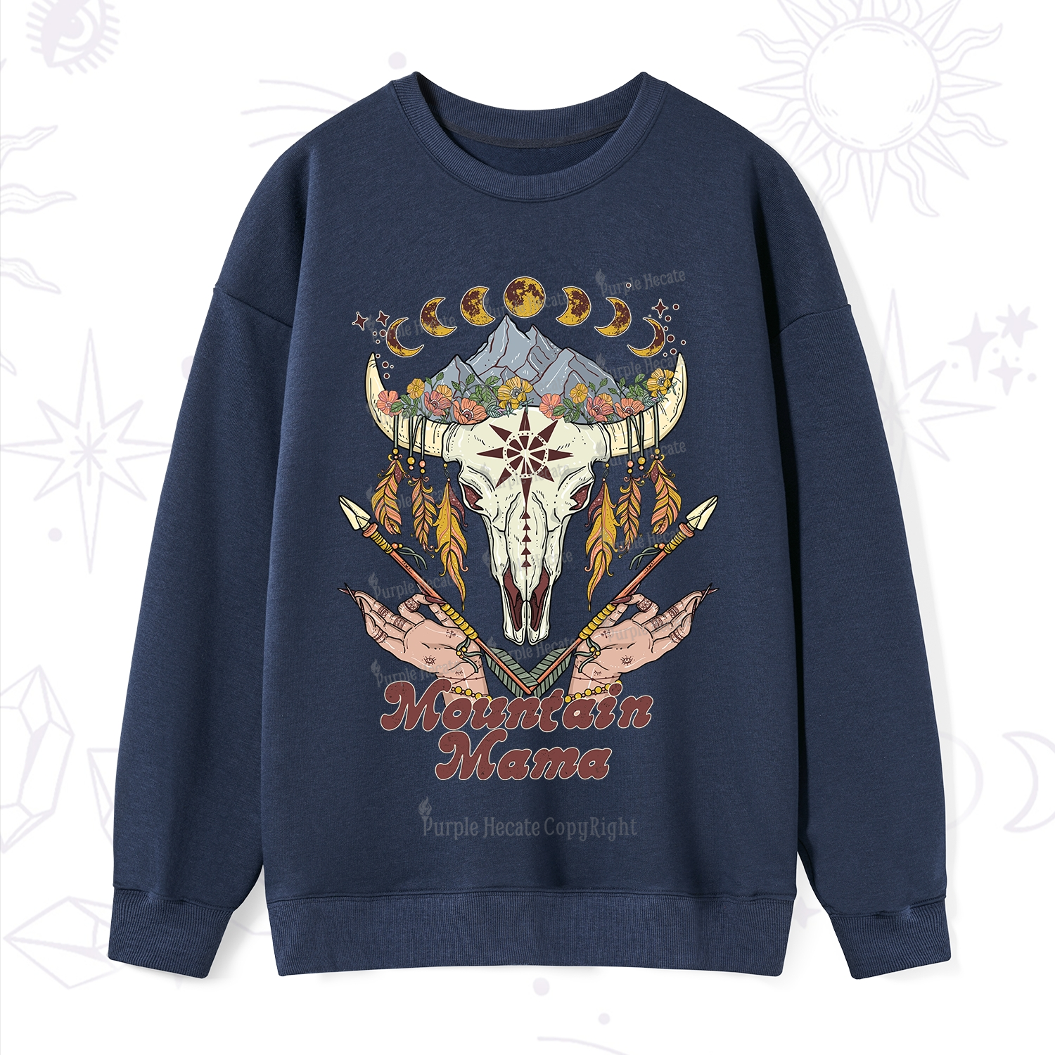 Purplehecate Mountain Mama Sweatshirt