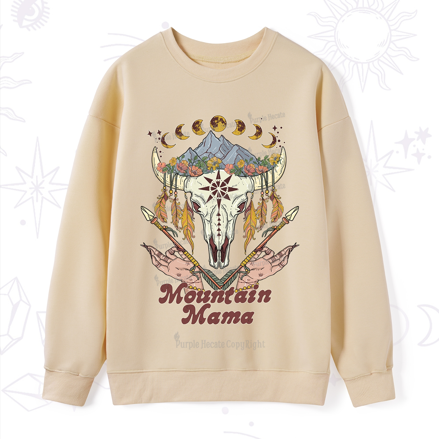 Purplehecate Mountain Mama Sweatshirt