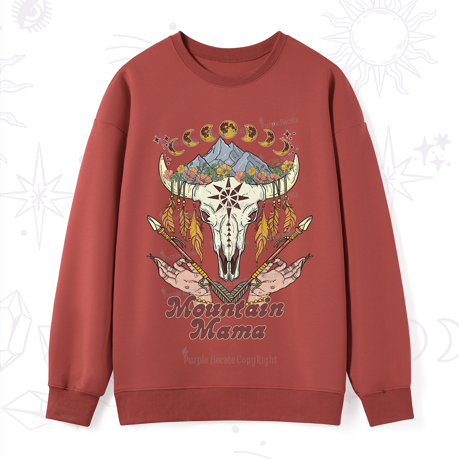 Purplehecate Mountain Mama Sweatshirt