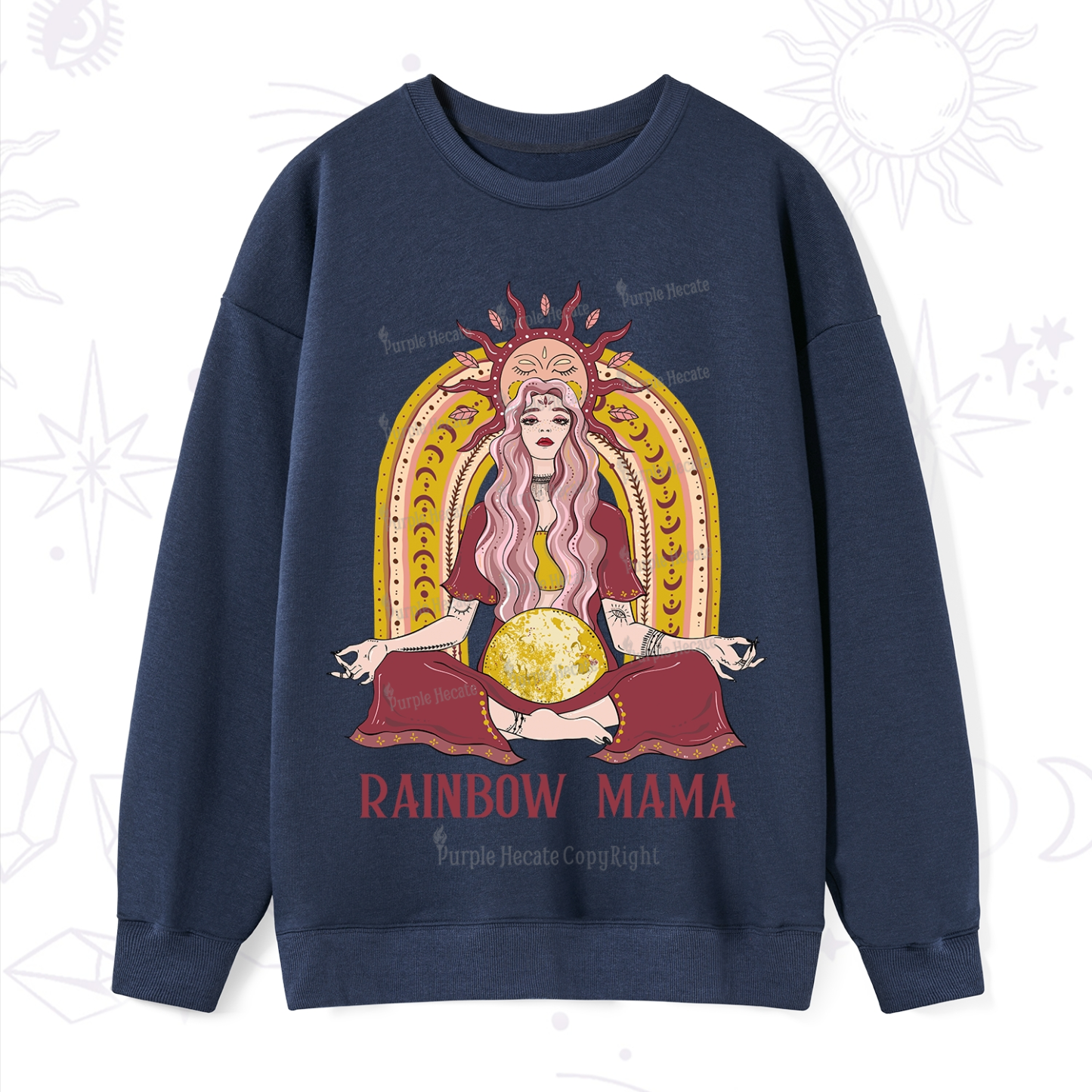 Purplehecate Rainbow Mama Sweatshirt