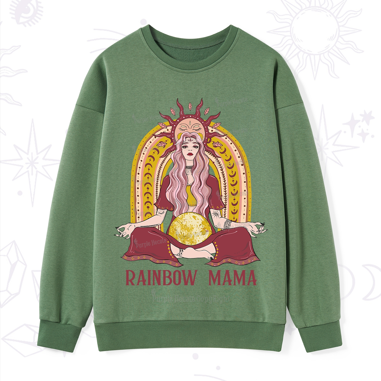 Purplehecate Rainbow Mama Sweatshirt