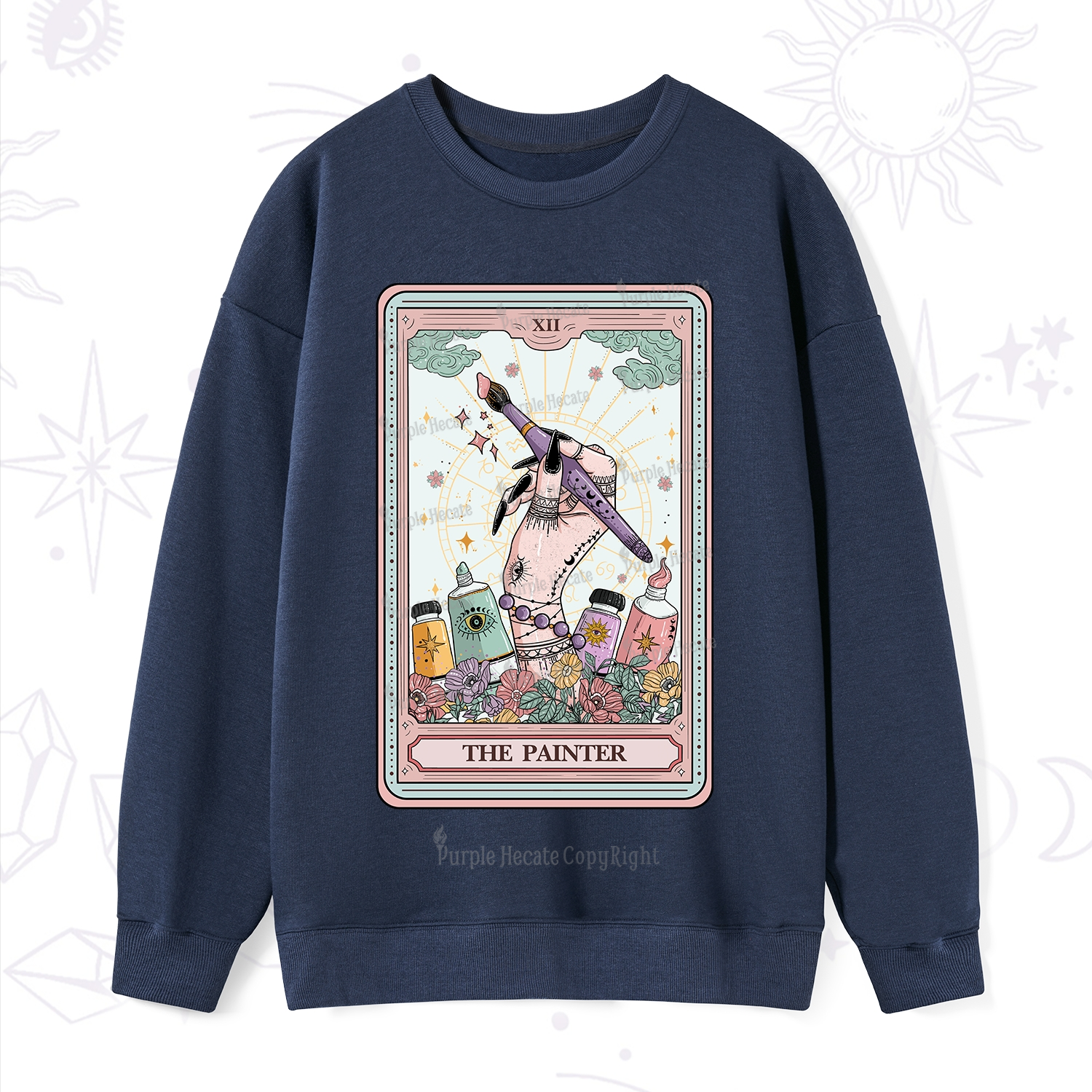 Purplehecate The Painter Tarot Sweatshirt