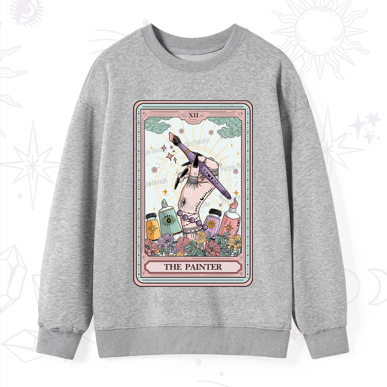Purplehecate The Painter Tarot Sweatshirt