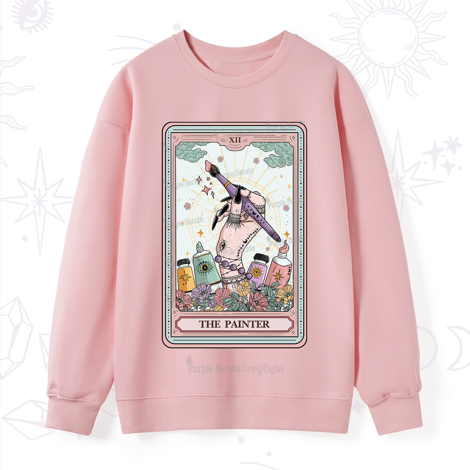 Purplehecate The Painter Tarot Sweatshirt