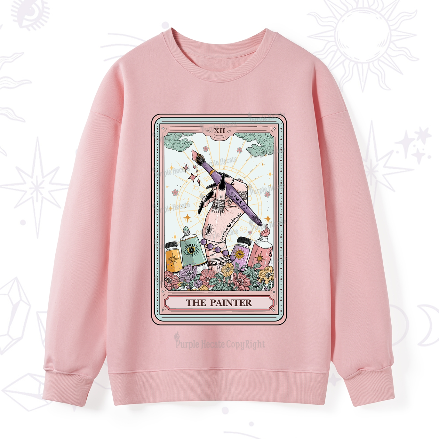 Purplehecate The Painter Tarot Sweatshirt